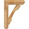 Ekena Millwork Olympic Craftsman Rough Sawn Bracket w/ Offset Brace, Western Red Cedar, 8"W x 30"D x 42"H BKT0806X30X42OLY04RWR - alternate 4